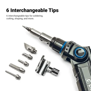 Multi Angle Gas Soldering Iron Kit - view 2