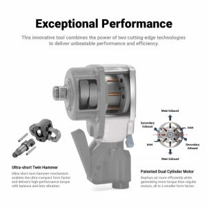 1/2″ Drive Palm Air Impact Wrench - view 4