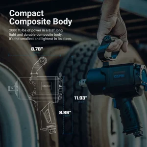 1″ Drive Impact Wrench, Twin Power - view 4