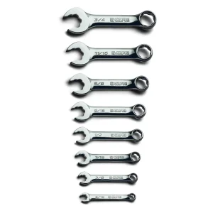 WaveDrive Pro Stubby Combination Wrench Set, 5/16″ to 3/4″ SAE