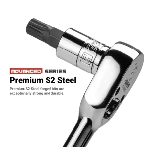 XZN Triple Square Bit Sockets, Extra Long - view 2