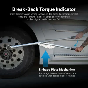 3/4″ Drive 600 ft-lbs. Break-Back Torque Wrench - view 2