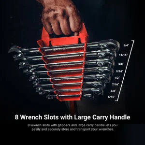 Wrench Rack Organizer, 8-Slot - view 4