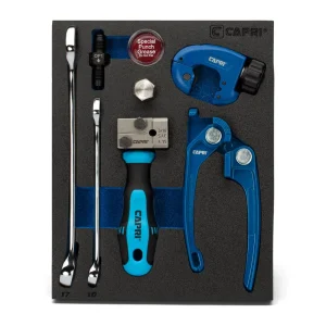 3/16 in. Double Flaring Tool Kit in Mechanic’s Tray