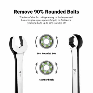 WaveDrive Pro Combination Wrenches, SAE - view 2