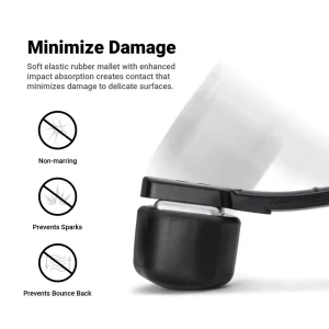 10-inch Soft Rubber Mallet - view 2