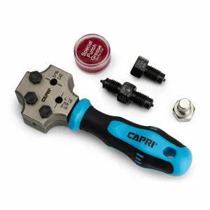 Double Flaring Tool for Brake Lines, 4.75 mm DIN and 3/16″ SAE