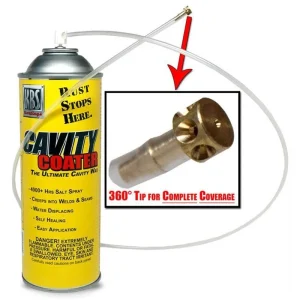 KBS Coatings Cavity Coater – Aerosol and 48″ Cavity Wand w/360 Degree Tip 75101 - view 2