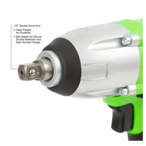 OEMTOOLS 20V Lithium ion Cordless Impact 1/2 in. Drive 24670 - view 3