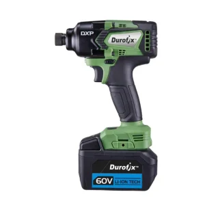 Durofix 60V series Cordless BRUSHLESS 1/4in Impact Driver, 3-Stage Torque Control, Max. 200 ft-lbs, - view 4