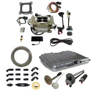 Fitech 1964-1967 Chevelle Easy Street 600 HP Gold EFI System With Pump In-tank & Fuel Lines Total Package