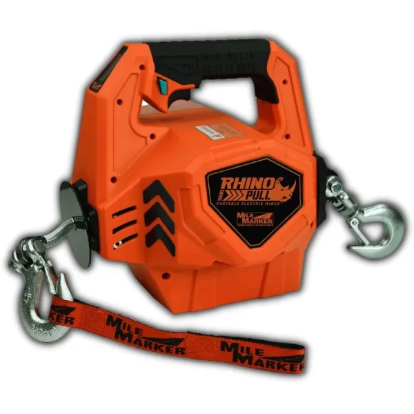 Mile Marker RHINO PULL 1000 lb Portable Winch, 24V