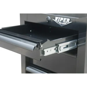 Viper Tool Storage 16-Inch 5-Drawer Rolling Tool / Salon Cart, Black - view 4