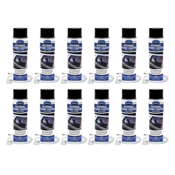 Eastwood Internal Frame Coating Aerosol Black 12 Pack