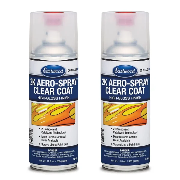 Eastwood 2k AeroSpray Clear Coat High Gloss 2pc