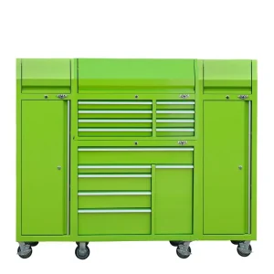 41-Inch Top Chest Rolling Cabinet Bundle Lime Green V41C5LG