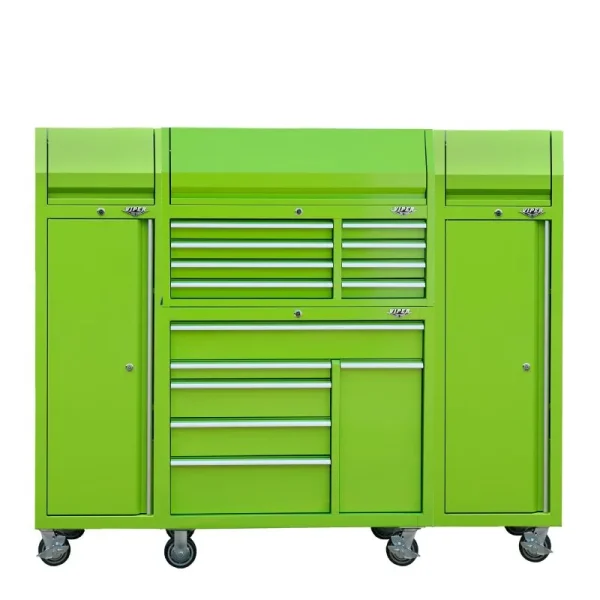 41-Inch Top Chest Rolling Cabinet Bundle Lime Green V41C5LG