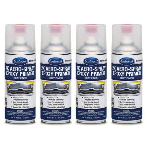 Eastwood 2k AeroSpray Epoxy Primer Gray 4pc
