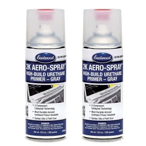 Eastwood 2k AeroSpray High Build Urethane Primer Gray 2pc