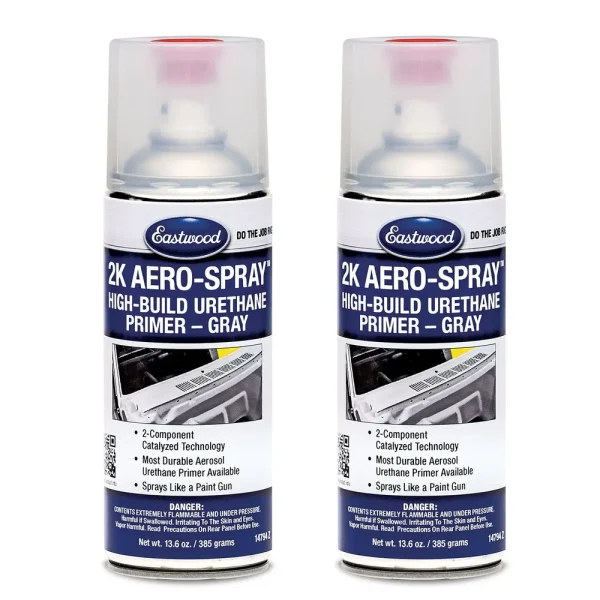 Eastwood 2k AeroSpray High Build Urethane Primer Gray 2pc