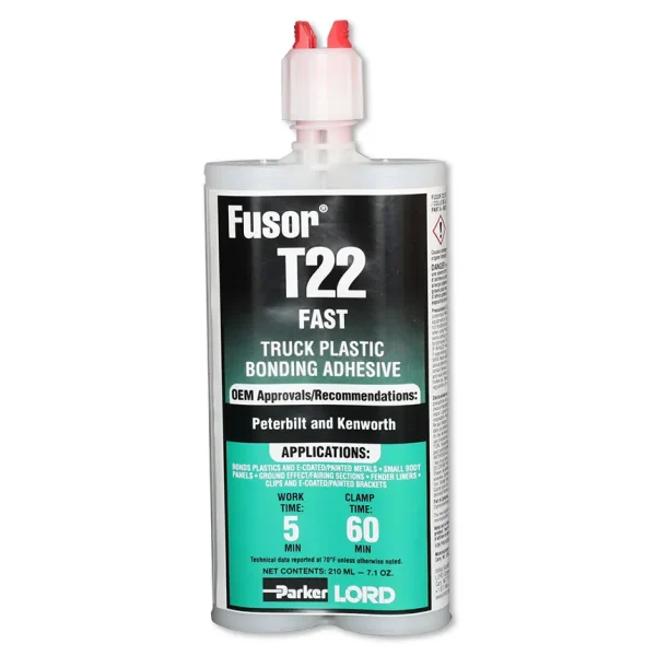 Lord Fusor Truck Plastic Installation Adhesive (Fast-Set), 7.1 oz. – T22
