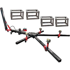 CHAMP® Grappler 10-Ton Mobile Frame Straightener with 4 Clamps 4071