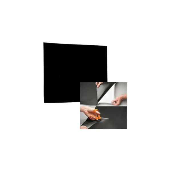 RBL Products Self-Adhering, 12″ x 12″ Black/Paintable Sound Damping Pad – 128