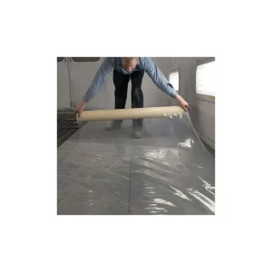 RBL Products 48″ x 200ft Spray Booth Floor Film, Clear – 421