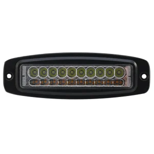Race Sport Flush Mount Dual Color White Amber LED Work Light IP68 20W (1006825)