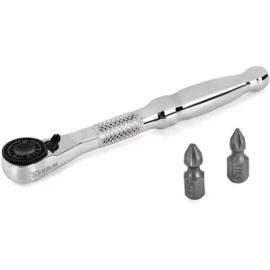 Titan Tools 1/4″ Drive Micro Ratcheting Bit Driver (11333)