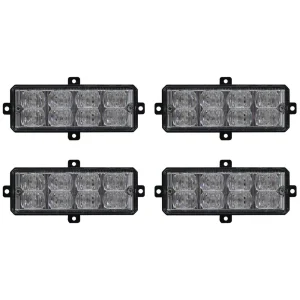 Race Sport Red LED Grille Strobe Light Kit with 4 Light Heads (1003897) - view 3