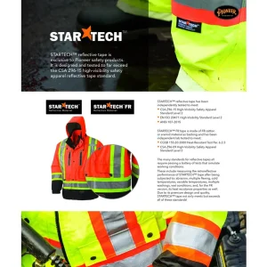 Pioneer Safety High Visibility 6-in-1 Bomber Jacket Yellow 2XL (V1120360U-2XL) - view 2