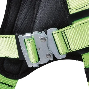 PeakWorks V8255624 Fall Protection Full Body Padded Safety Harness Green/Blk XL - view 2