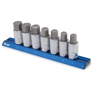 Titan Tools 7 pc. Metric Large Hex Bit Socket Set (16131)