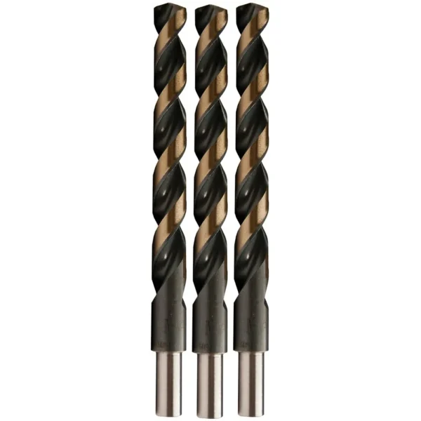 Century Drill Charger Parabolic Drill Bit 25/64 Inch, 3 Pack (25125)