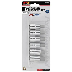 Performance Tool W38886 6 Piece 1/2 Drive Large Hex Bit Socket Set - view 2