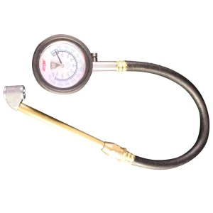Milton S936 High Pressure Dial Tire Pressure Gauge – Dual Head Air Chuck, 12″