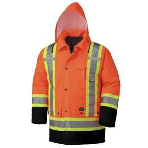 Pioneer Safety 6-in-1 Waterproof High Visibility Parka Jacket 2XL (V1120151U-2XL) - view 2