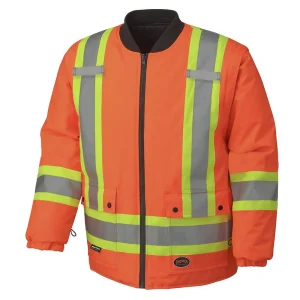 Pioneer Safety 6-in-1 Waterproof High Visibility Parka Jacket 2XL (V1120151U-2XL) - view 4