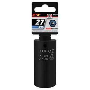 Performance Tool M877 1/2″ Drive 6pt Impact Socket, 27mm