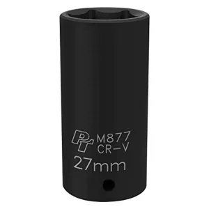 Performance Tool M877 1/2″ Drive 6pt Impact Socket, 27mm - view 2