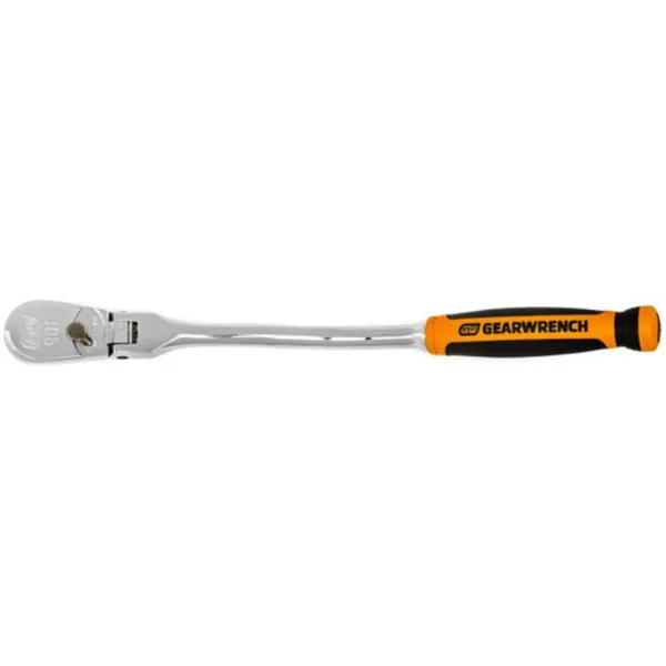 Gearwrench 81213T 3/8″ Drive 90-Tooth Offset Flex Head Teardrop Ratchet 12-1/4″
