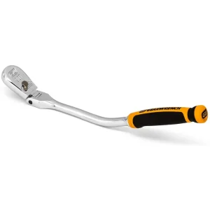 Gearwrench 81213T 3/8″ Drive 90-Tooth Offset Flex Head Teardrop Ratchet 12-1/4″ - view 2