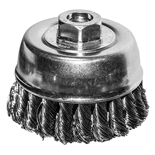 Century Drill Angle Grinder Cup Brush 4″ Knot (76046)