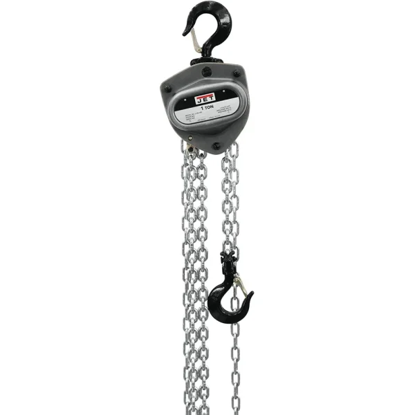 Jet L100-100-70 1 Ton Hand Chain Hoist 70ft. Lift (202270)
