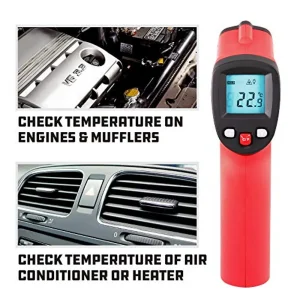 Powerbuilt 648564 Infrared Temperature Gun Non-Contact Laser, Handheld Detector - view 3