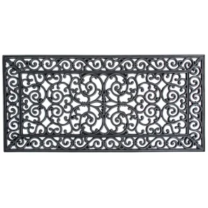 AmeriHome RMATEKIT Decorative Scrollwork Entryway Rubber Mat Set – 5 Piece - view 2