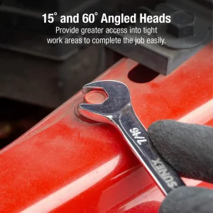 Sunex 14-Piece Angle Head SAE Wrench Set (9914A) - view 4