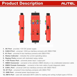 Autel G-BOX2 Accessory Tool for Mercedes Benz, Works with Autel MaxiIM IM508+XP400, IM608 ,IM608 PRO - view 2