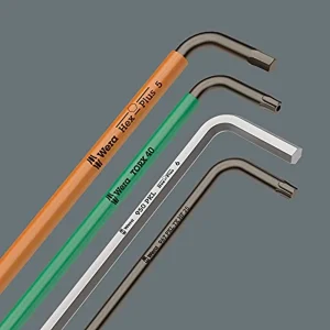 Wera 05021406001 L-Key Set for 950/9 Hex-Plus, Metric, Chrome Plated - view 4